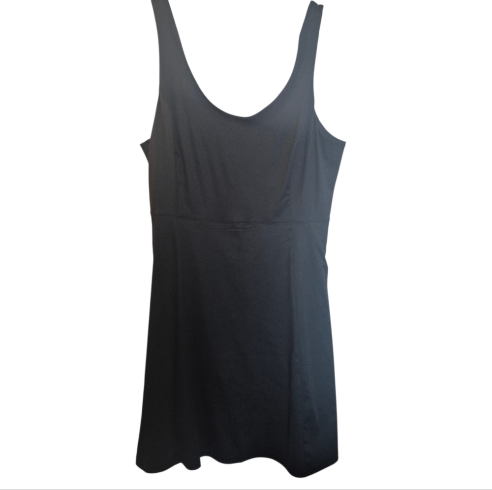 Columbia Size Large Black Romper Dress Built In Shorts And Pocket Sleeveless